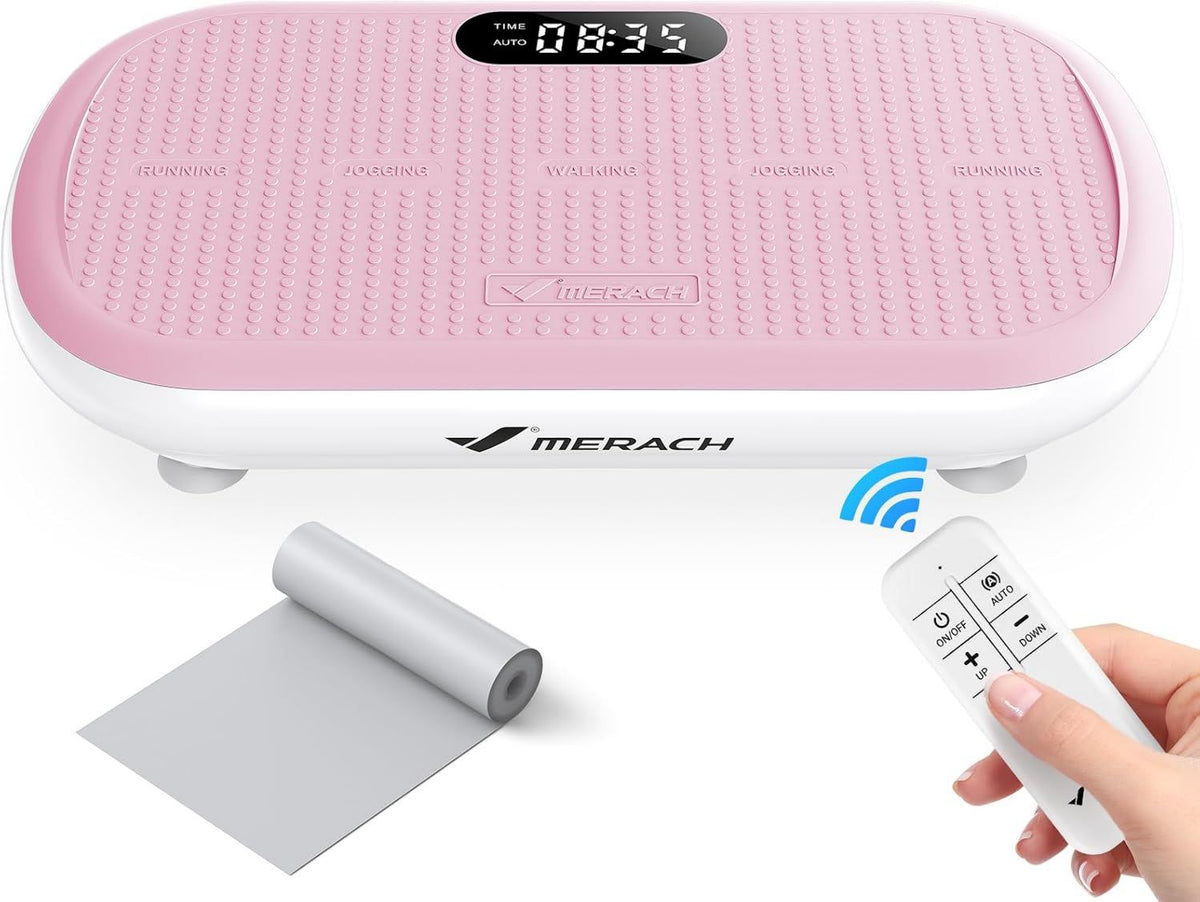 MERACH Plateforme vibrante: connexion Bluetooth, 13 mm, 200 kg