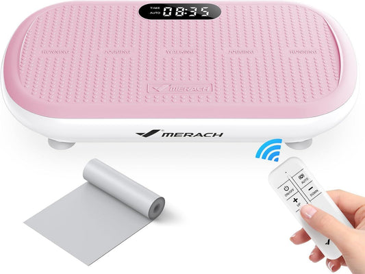 MERACH Plateforme vibrante: connexion Bluetooth, 13 mm, 200 kg