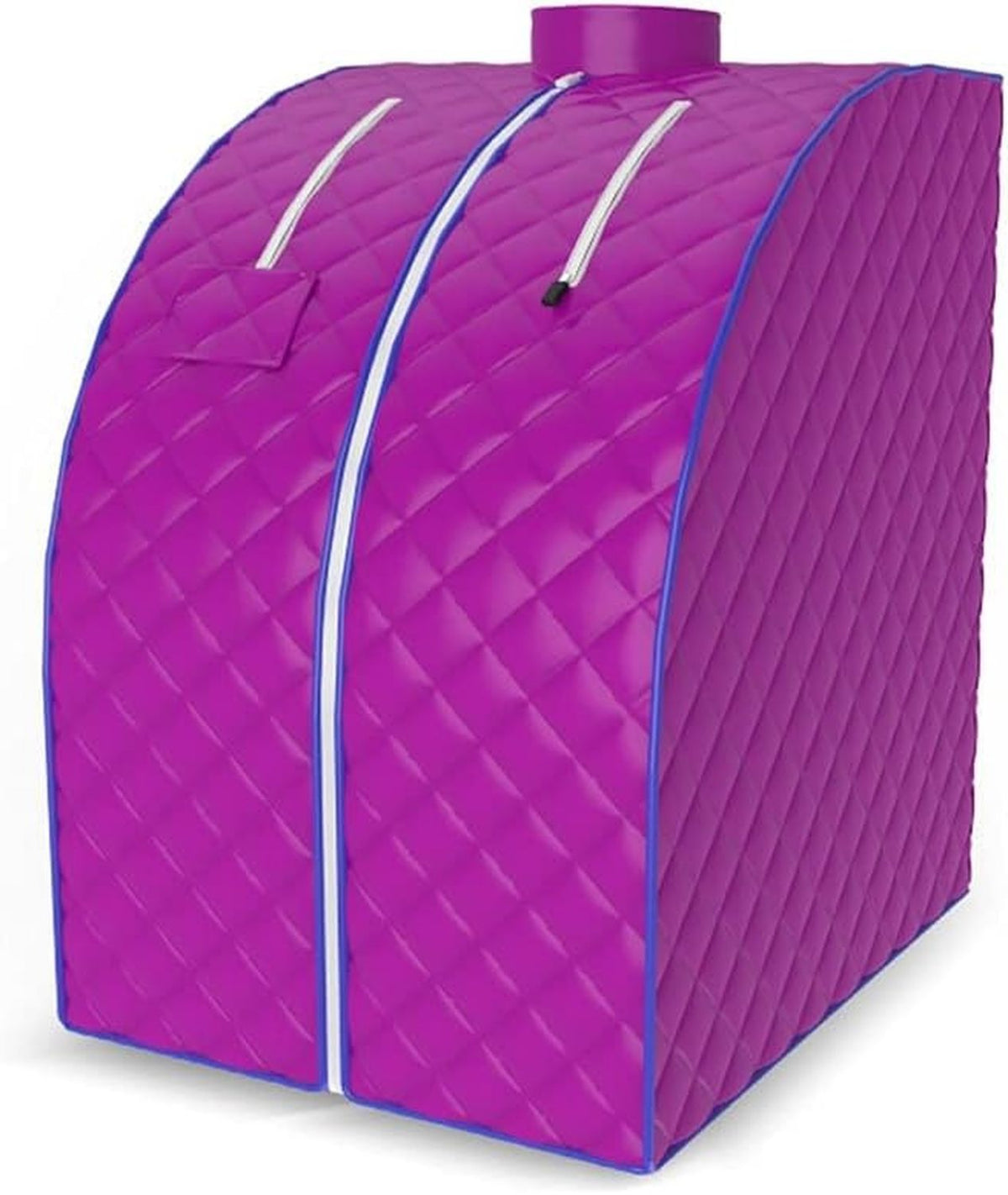 Sauna vapeur portable: pliable, réglable, avec chauffage, format portable, violet