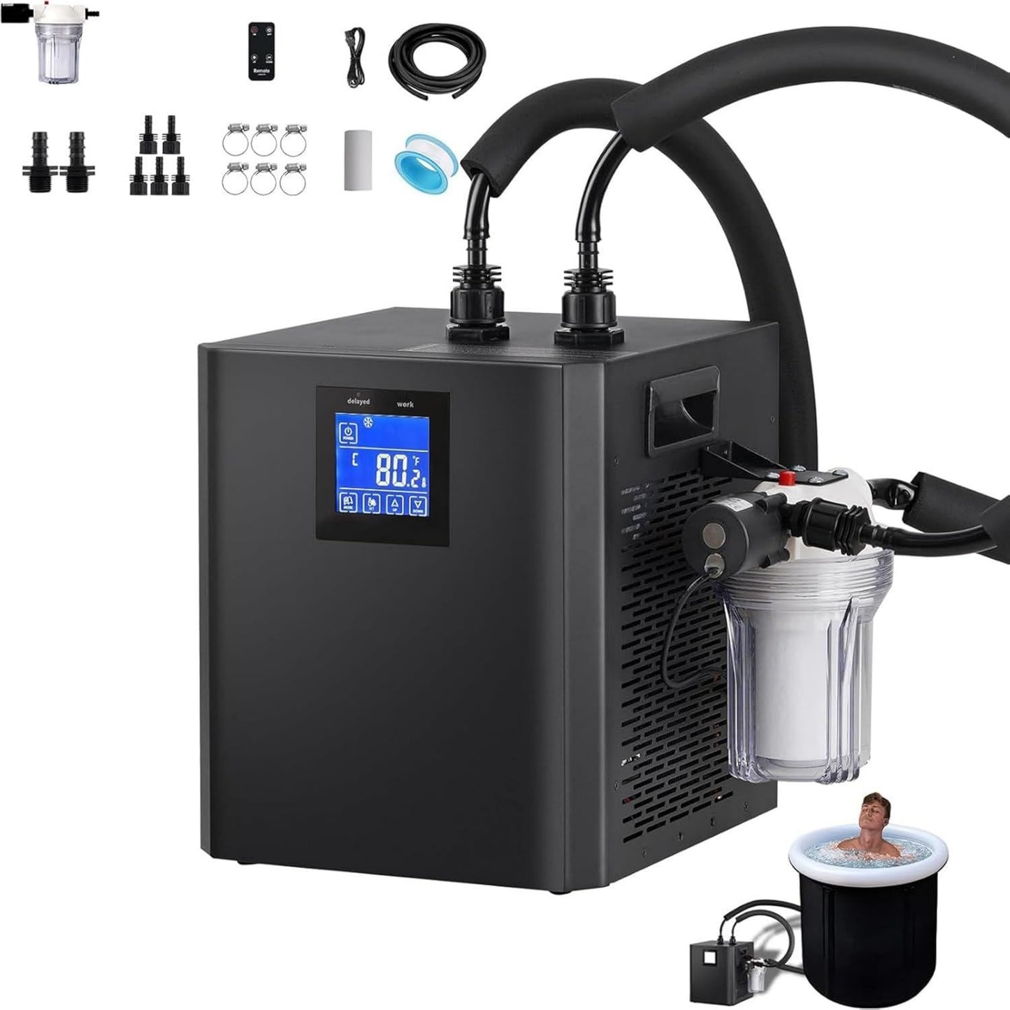 Refroidisseur pour bain froid - 3 HP