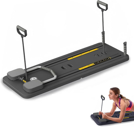 Reformer Pilates - pliable, affichage LED, usage à domicile