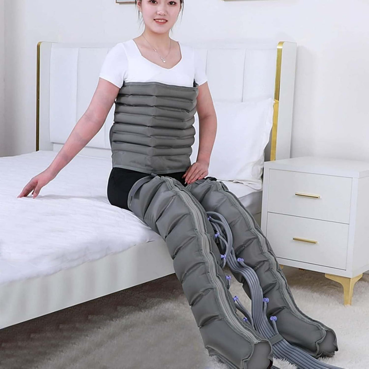 Appareil de massage: massage par compression d'air