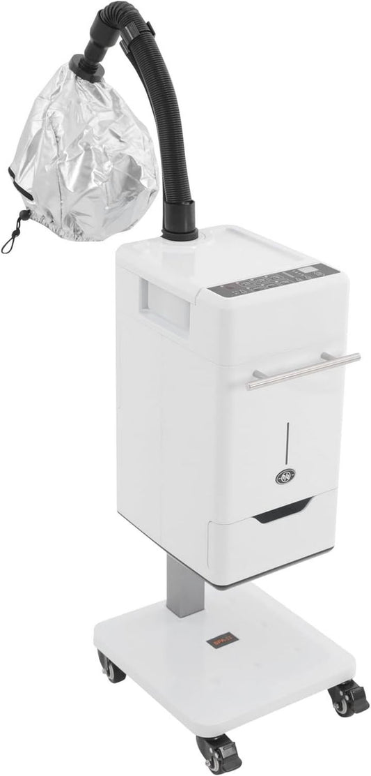 Appareil à vapeur nano autoportant 500 W – sur pied, avec roulettes, usage à domicile