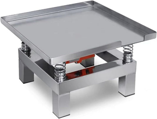 Plateforme vibrante: structure en acier, en acier inoxydable, 50 cm, 220 V