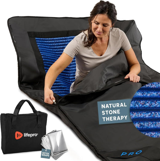 LifePro Couverture de sauna infrarouge: infrarouge lointain, format portable