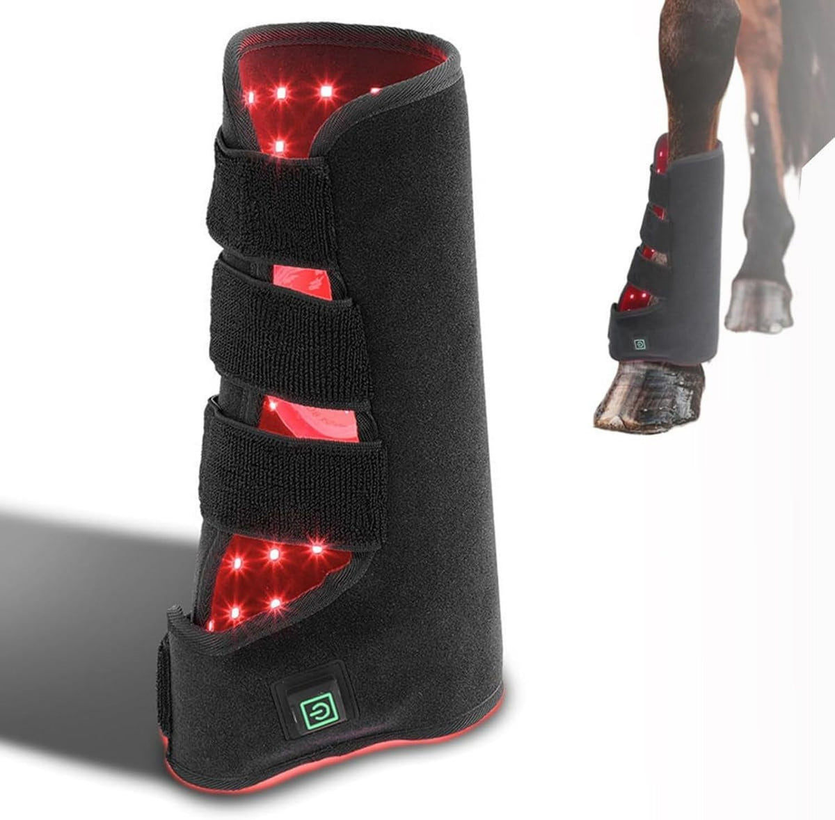 Appareil de luminothérapie LED Rouge pour Sabots de Cheval – affichage LED, format portable