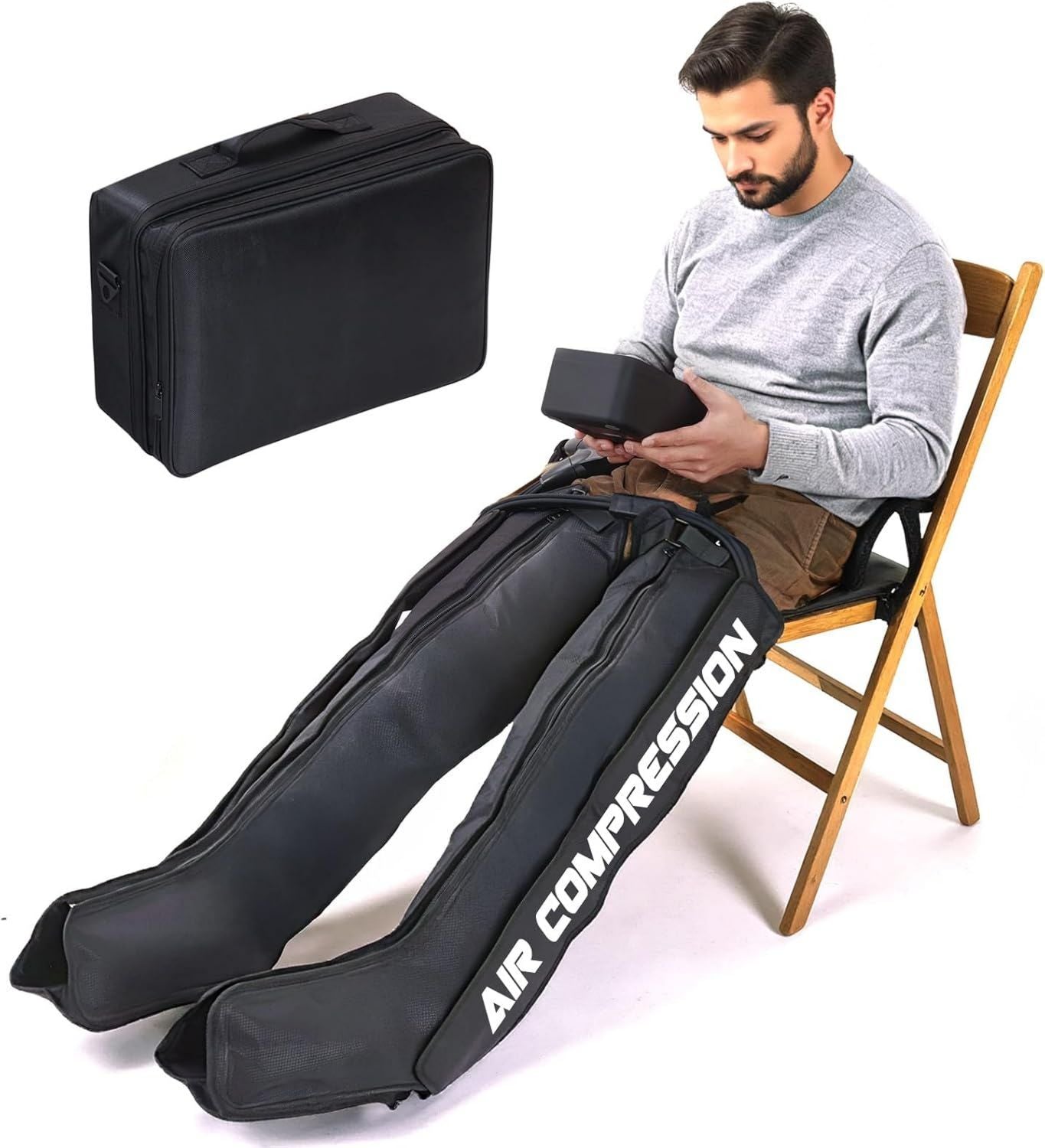 Appareil de massage - massage par compression d'air, rechargeable