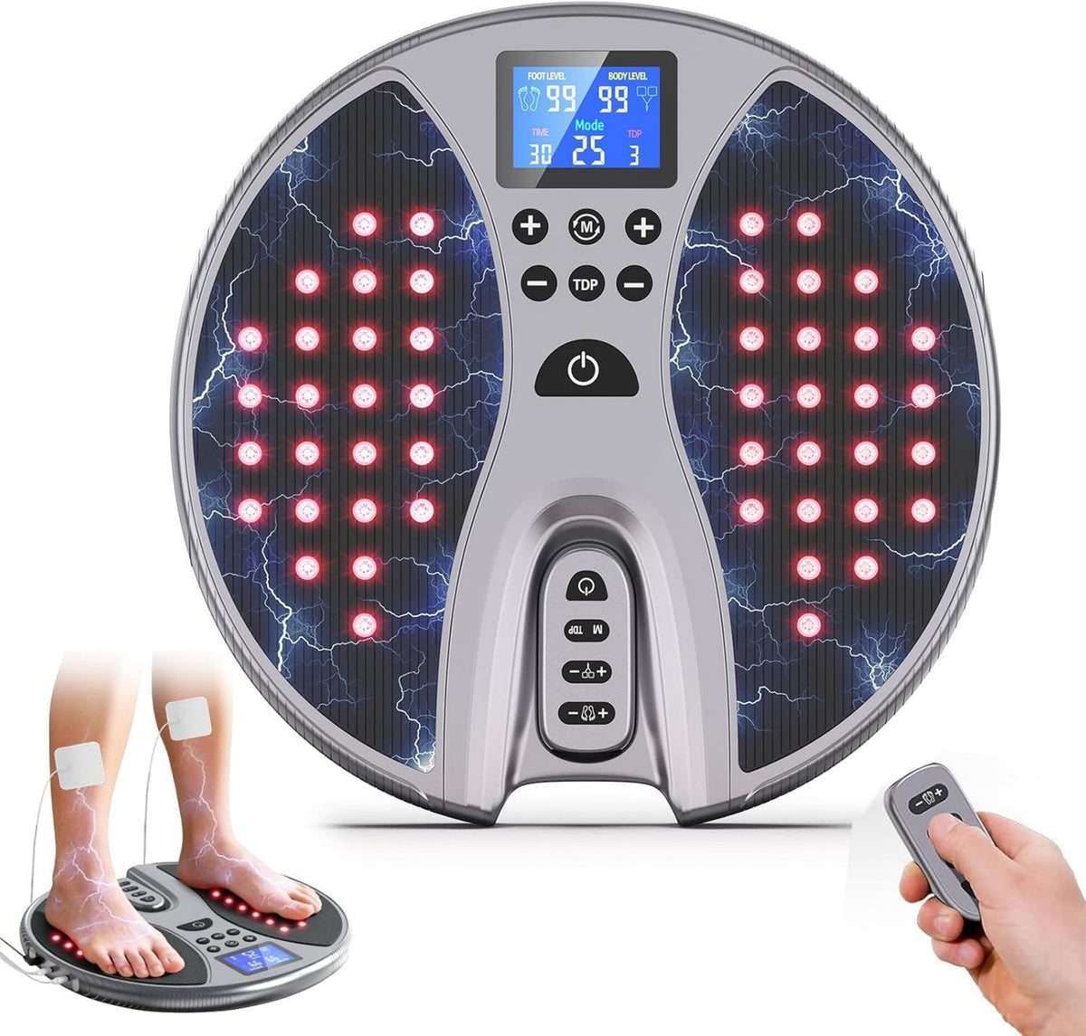 Appareil de luminothérapie rouge – réglable, 99 Niveau x, 25 Modes