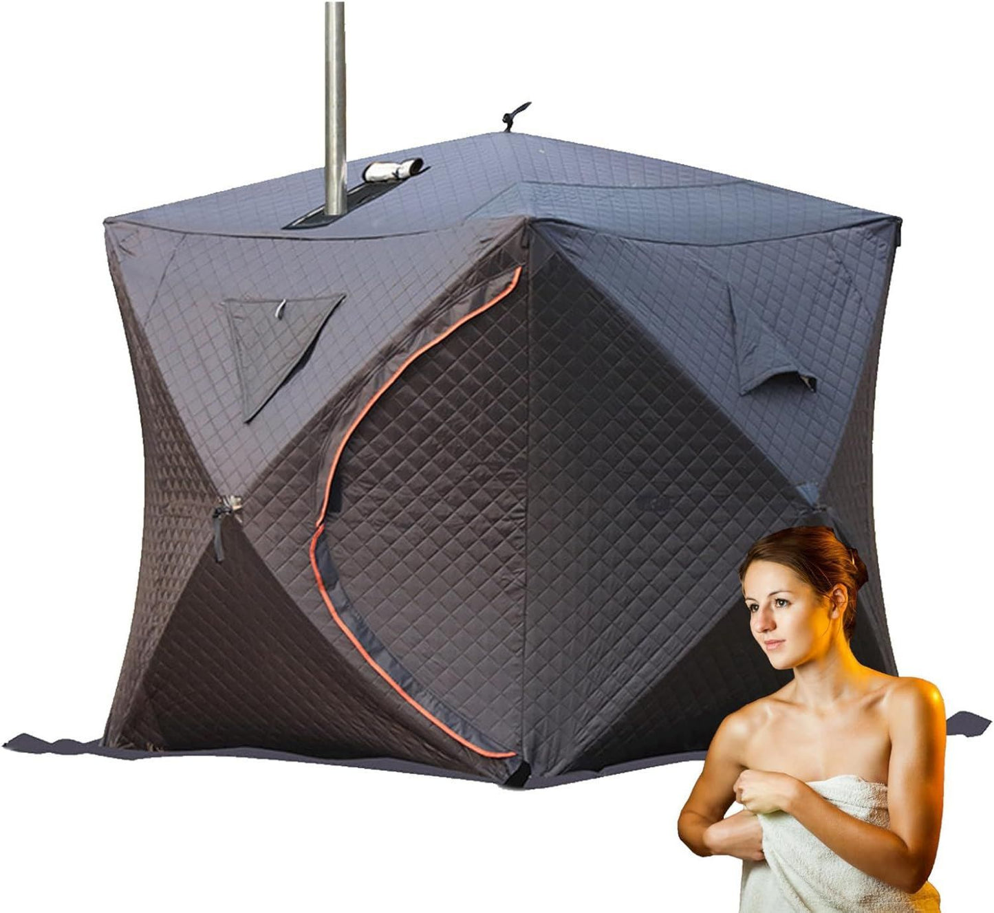 Sauna vapeur portable – format portable, usage à domicile, 180 x 180 x 210 cm