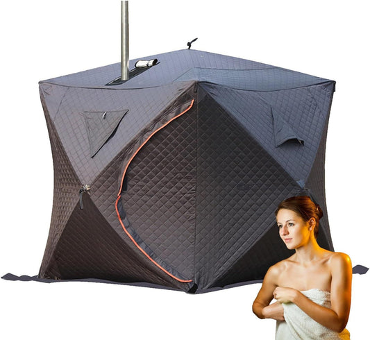 Sauna vapeur portable – format portable, usage à domicile, 180 x 180 x 210 cm