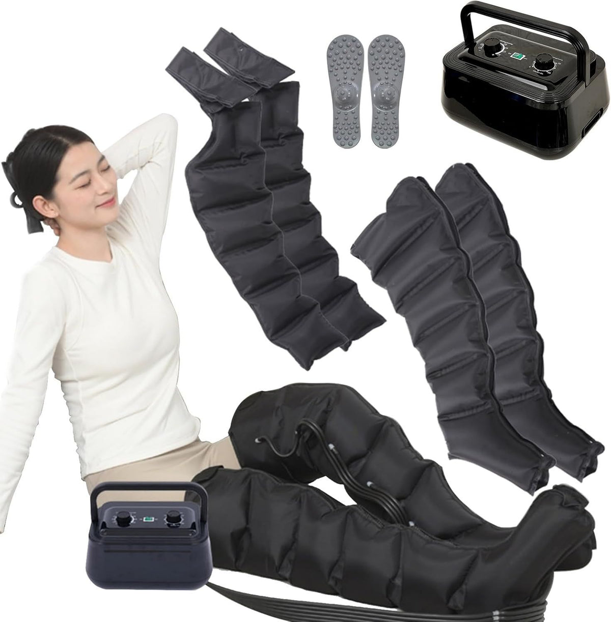 Bottes de pressothérapie: massage par compression d'air