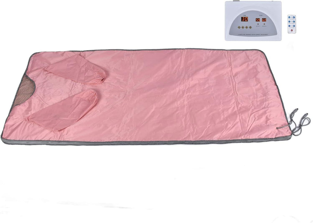 Couverture de sauna infrarouge - infrarouge lointain, avec télécommande, avec chauffage, 650 W