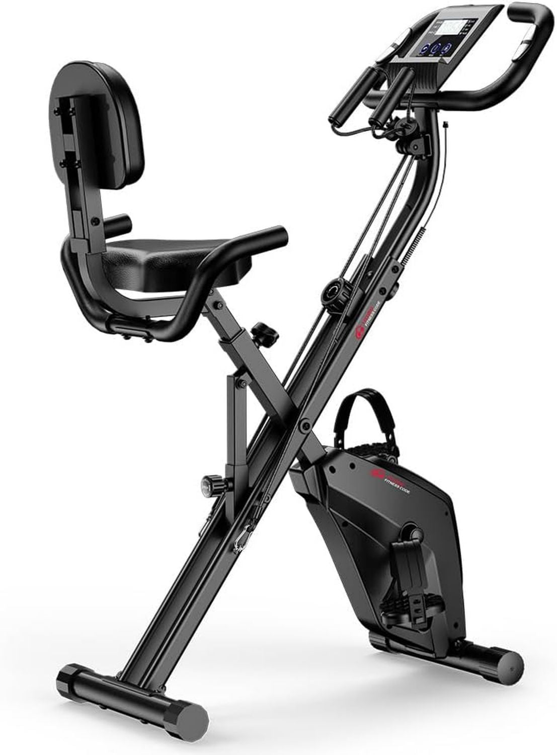 Vélo d'appartement: fonctionnement silencieux, résistance réglable, pliable, 190cm, 20dB