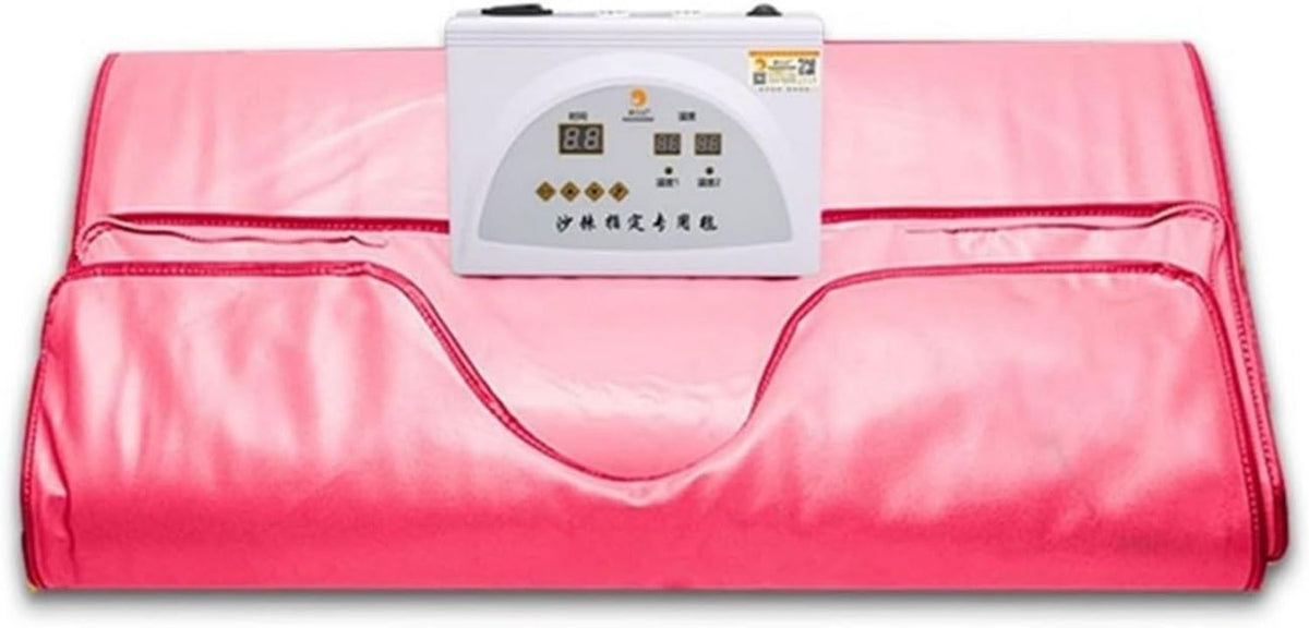 Couverture de sauna infrarouge – infrarouge lointain, format portable, rose
