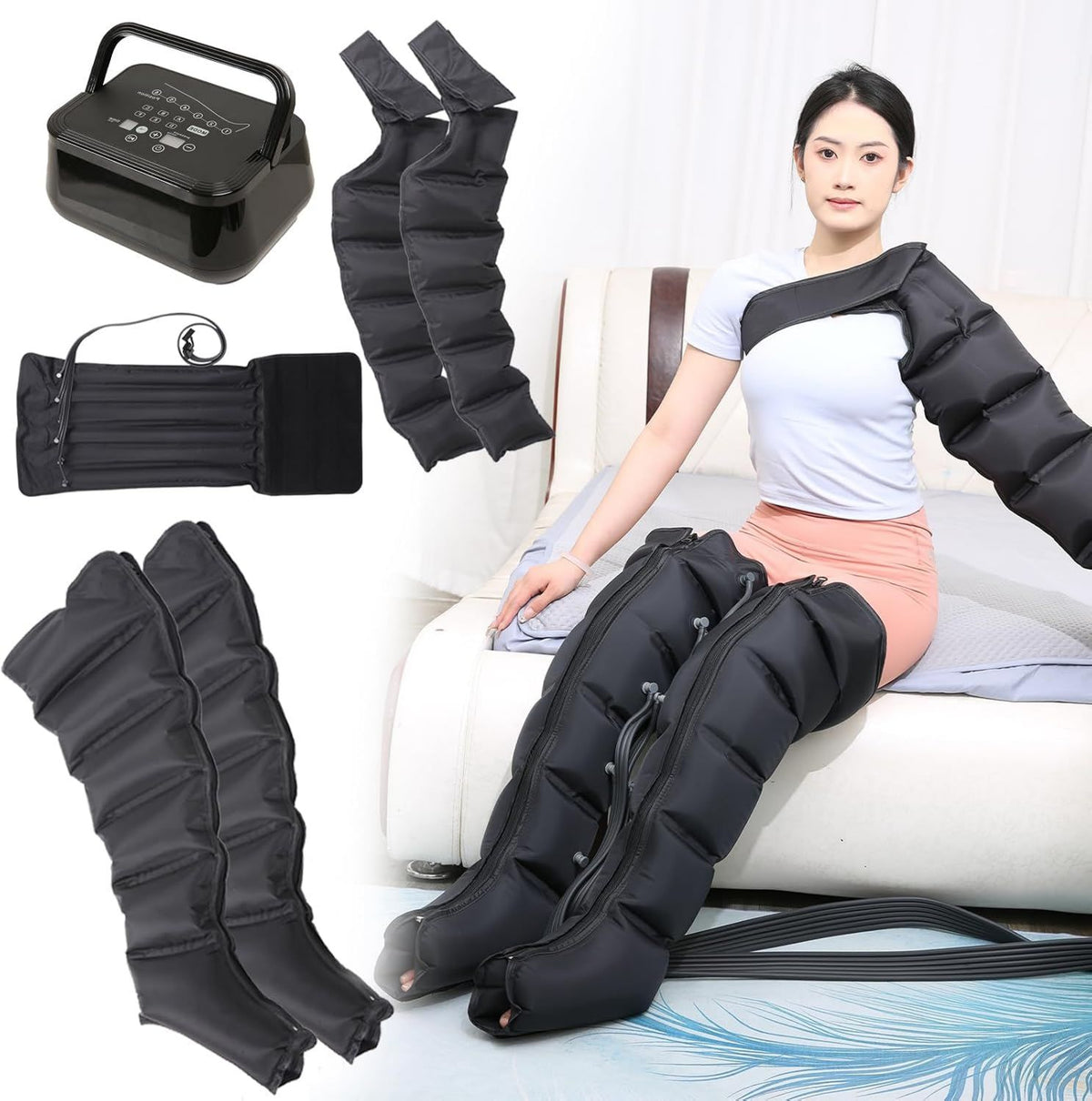Bottes de pressothérapie - massage par compression d'air