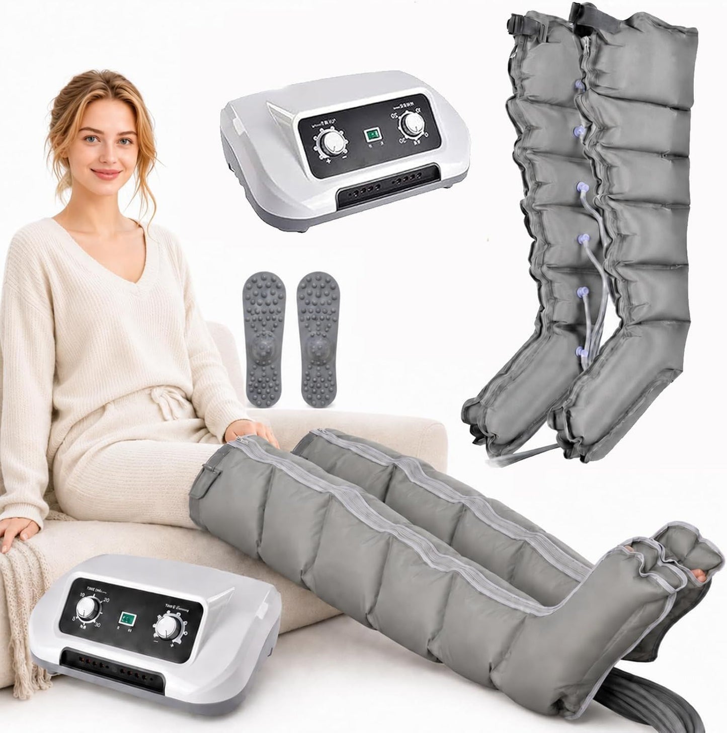 Bottes de pressothérapie – 6 Chambres