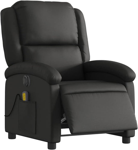 Fauteuil de massage – réglable, noir, vidaXL