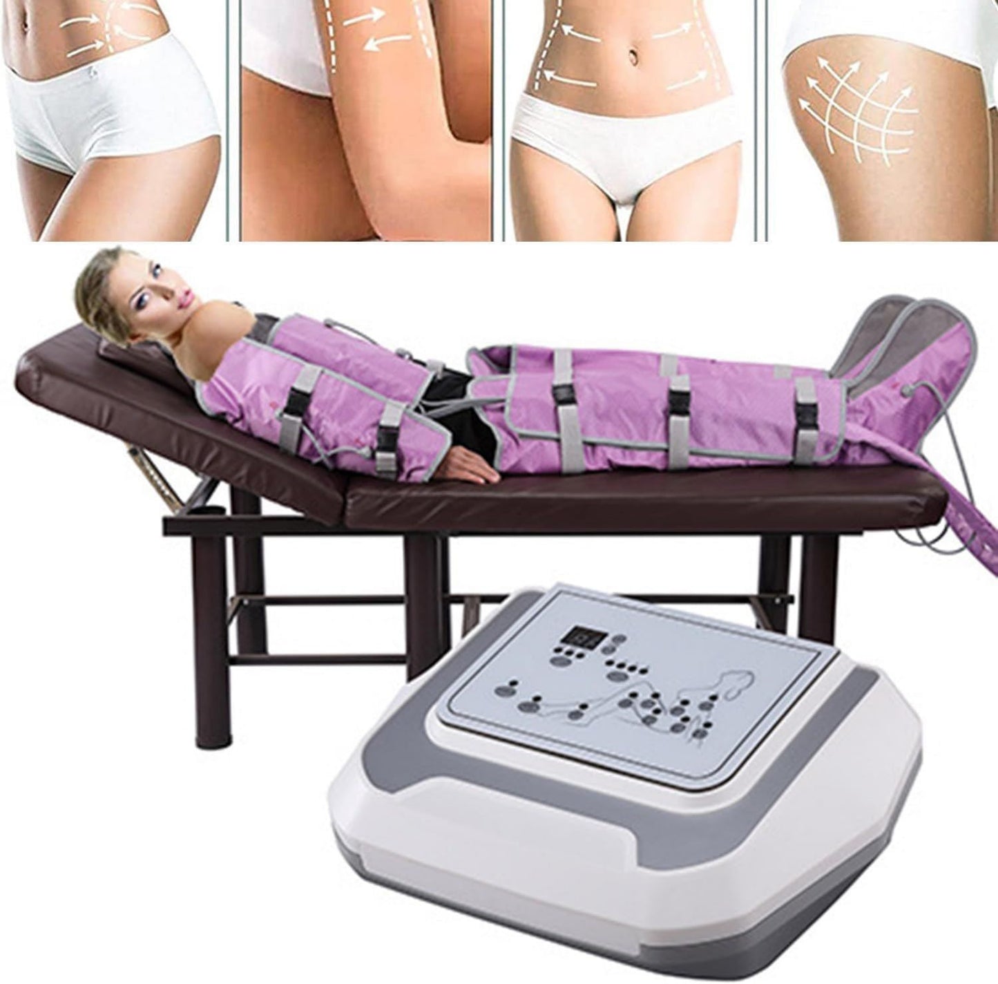 Appareil de massage – massage par compression d'air, pour pieds et jambes