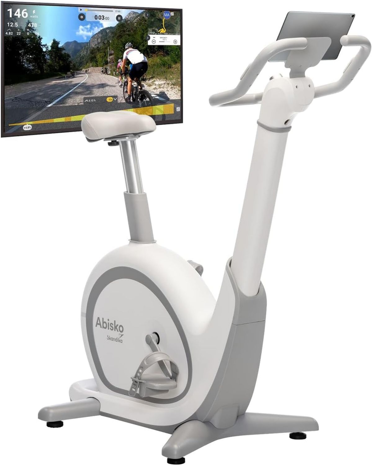 Skandika Vélo d'appartement – connexion Bluetooth, 135KG, 36 Niveau x