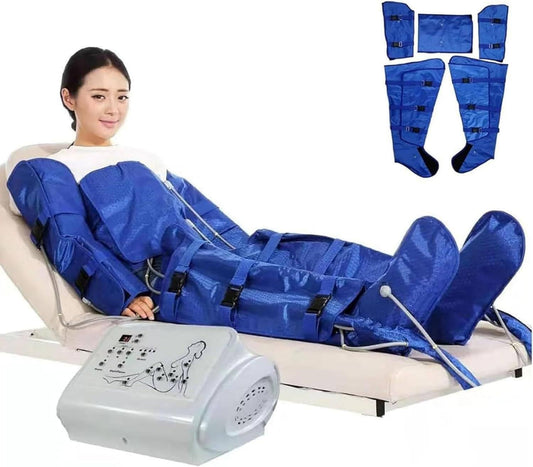 Bottes de pressothérapie: intensité réglable, massage par compression d'air