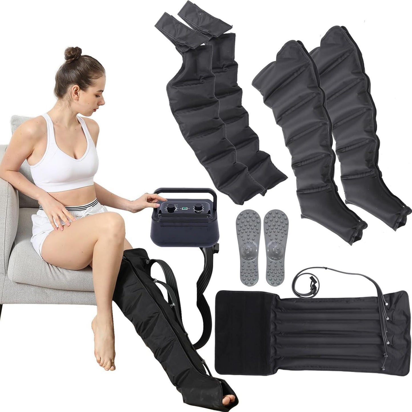 Bottes de pressothérapie - massage par compression d'air