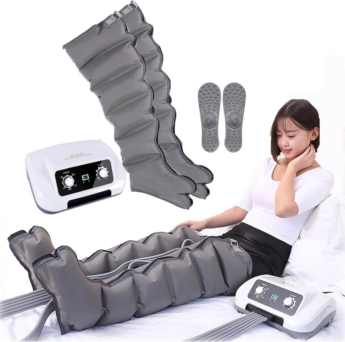Bottes de pressothérapie: massage par compression d'air