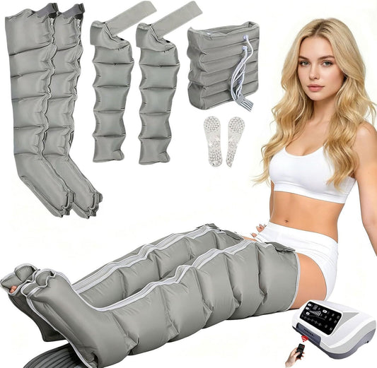 Bottes de pressothérapie: massage par compression d'air, avec télécommande, 240 Mmhg
