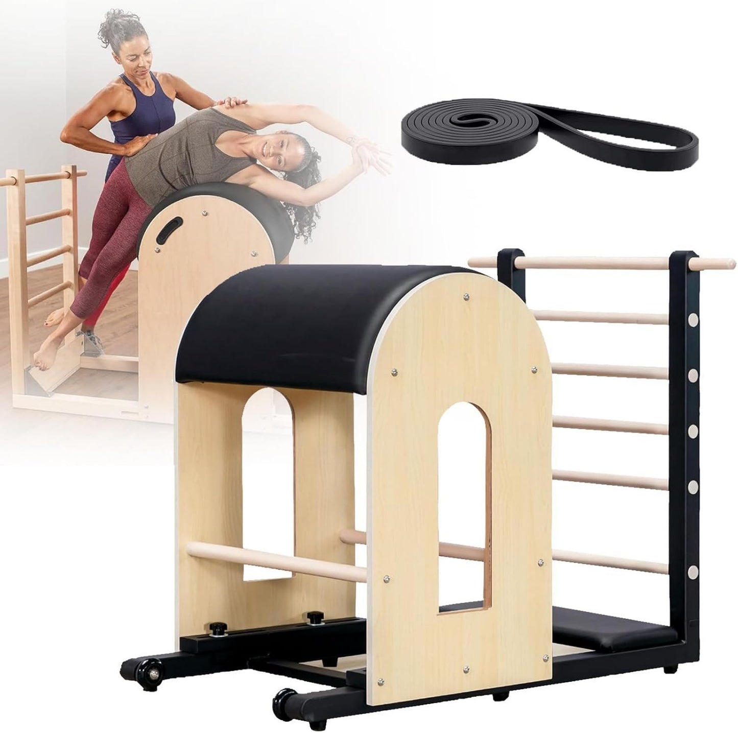 Échelle de pilates pour étirement du corps et correction de - vert
