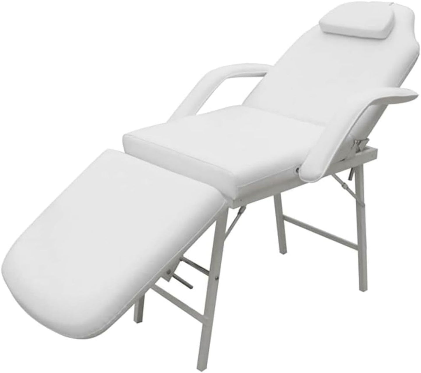 Fauteuil de massage - réglable, blanc, vidaXL