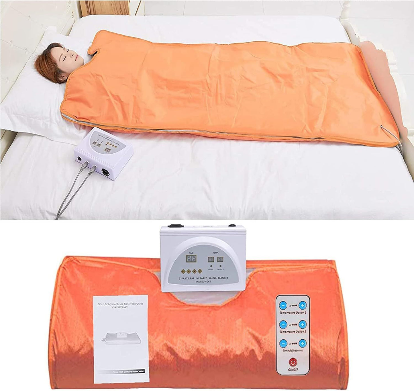 Couverture de sauna infrarouge: infrarouge lointain, résistant à l'eau, format portable