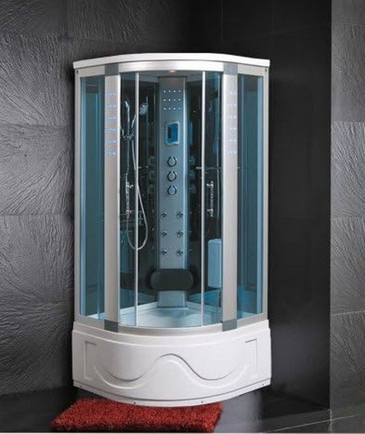 Bagno Italia cabine et baignoire 105 x 105 générateur de – avec générateur de vapeur, 105 x 105